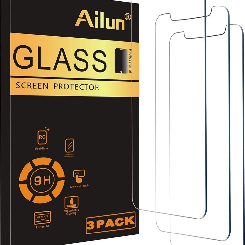 Ailun Glass Screen Protector 3-Pack - Picture 1 of 4